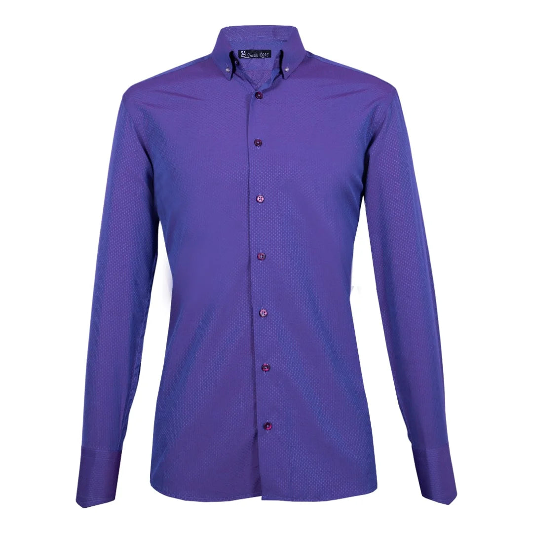 Camisa morada clasica