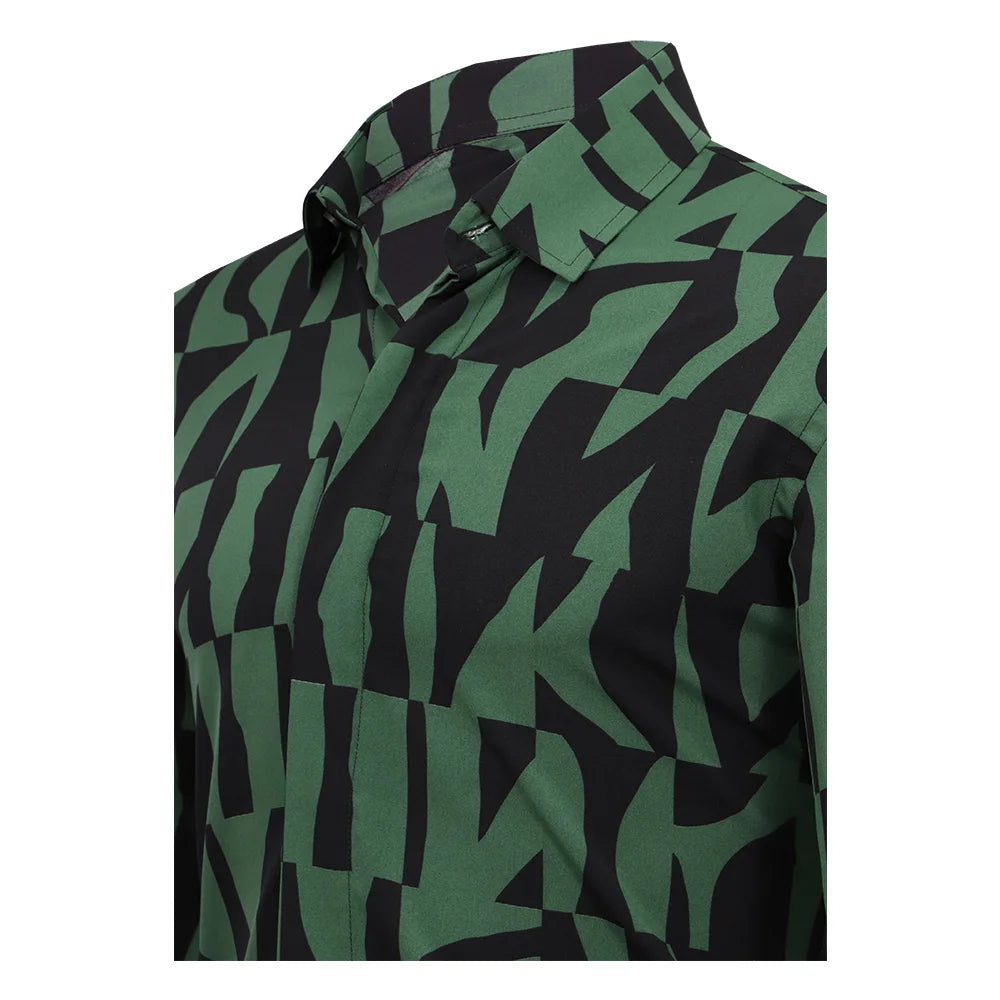 camisa manga larga estampado verde y negro-3