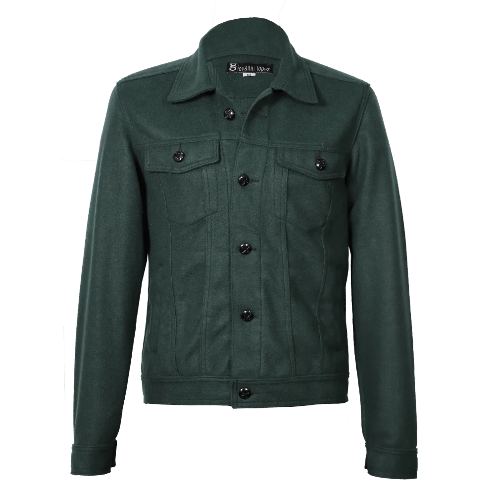 Chaqueta clásica de Paño Verde