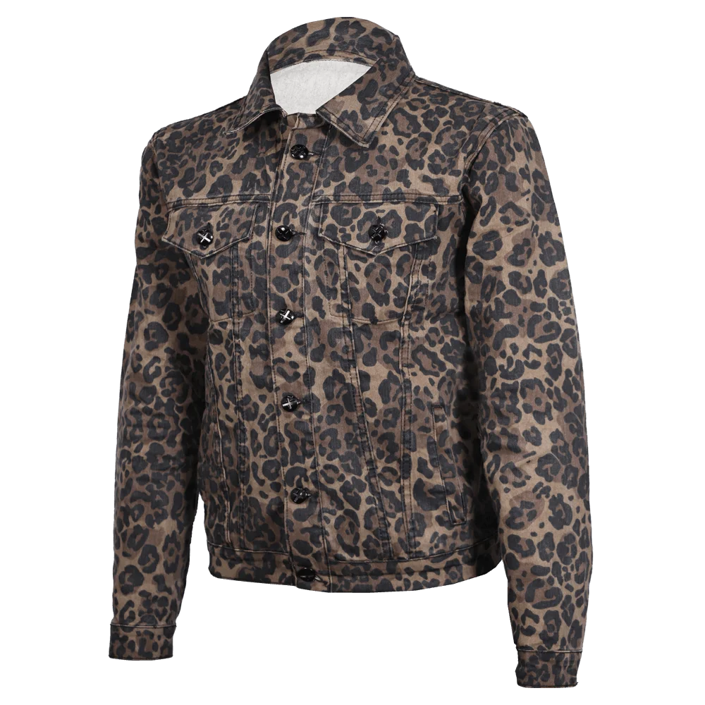 Chaqueta clásica Leopard Denim 1