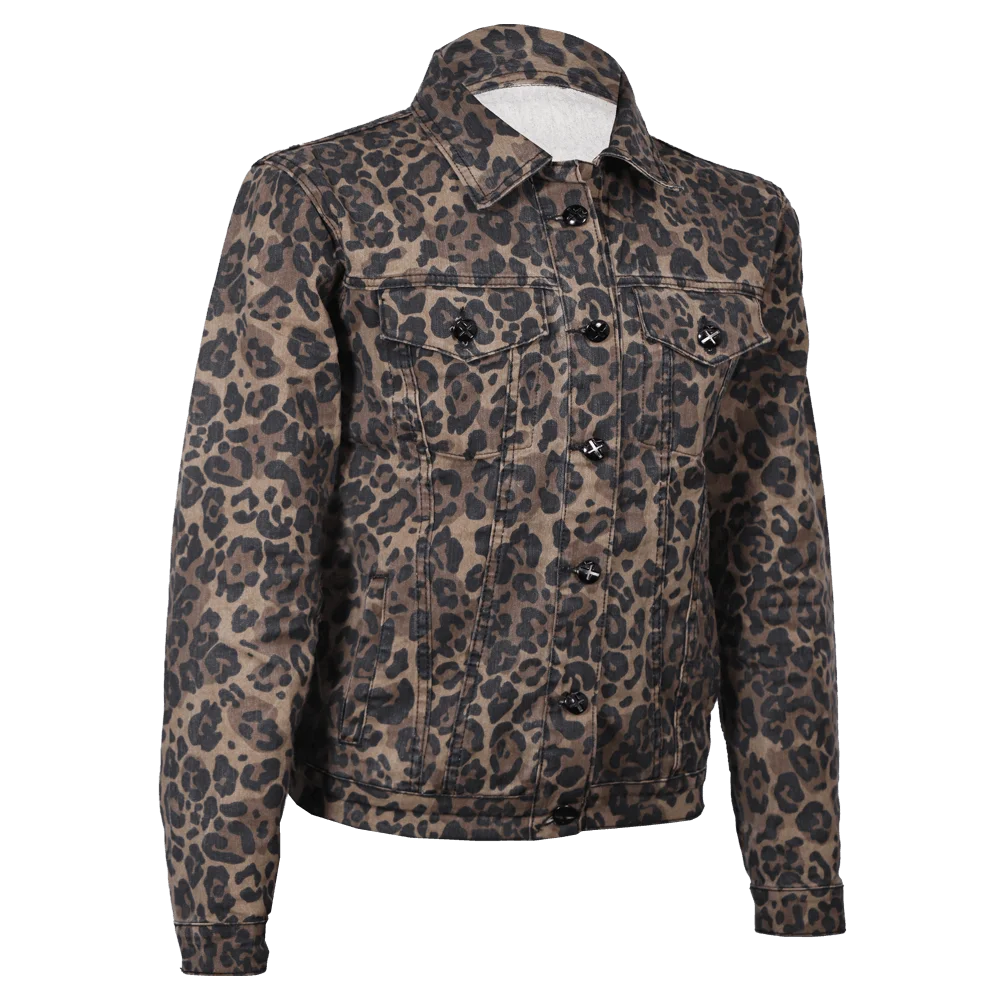 Chaqueta clásica Leopard Denim 2