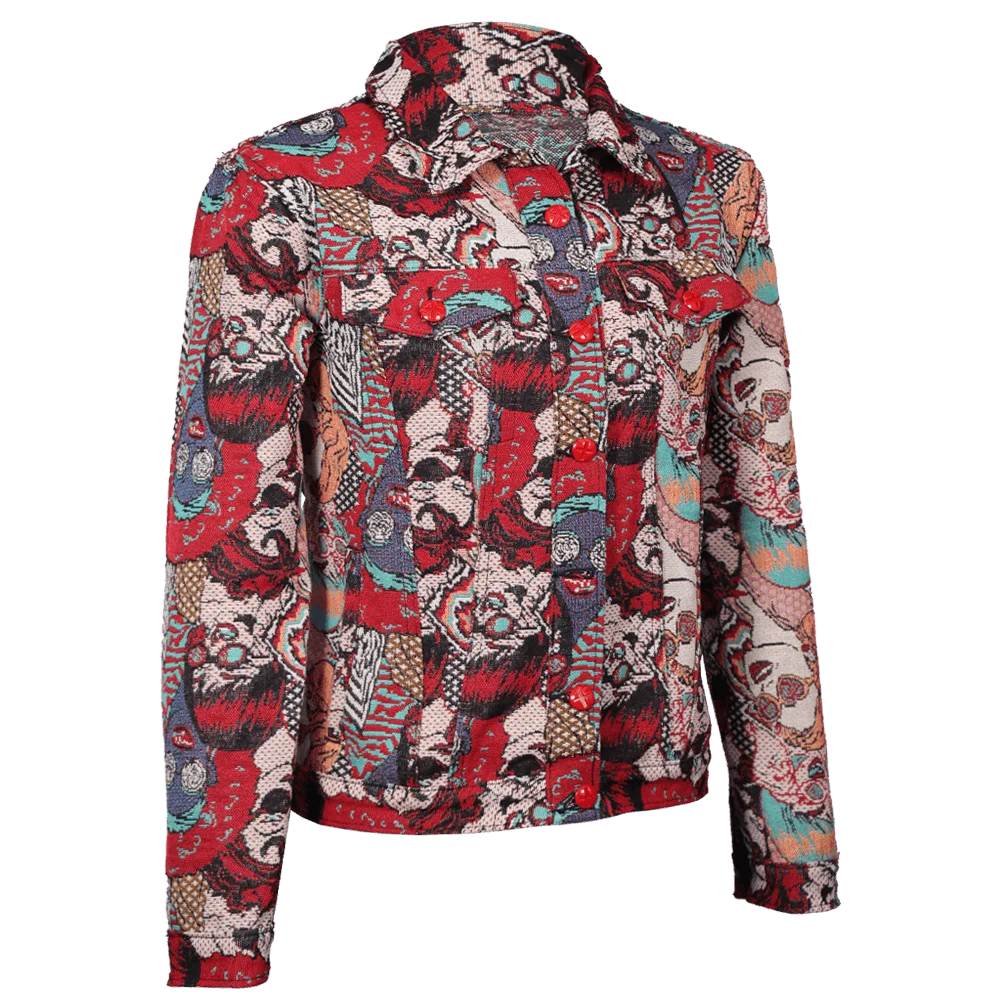 Chaqueta clásica en Jackard Pop Art 2